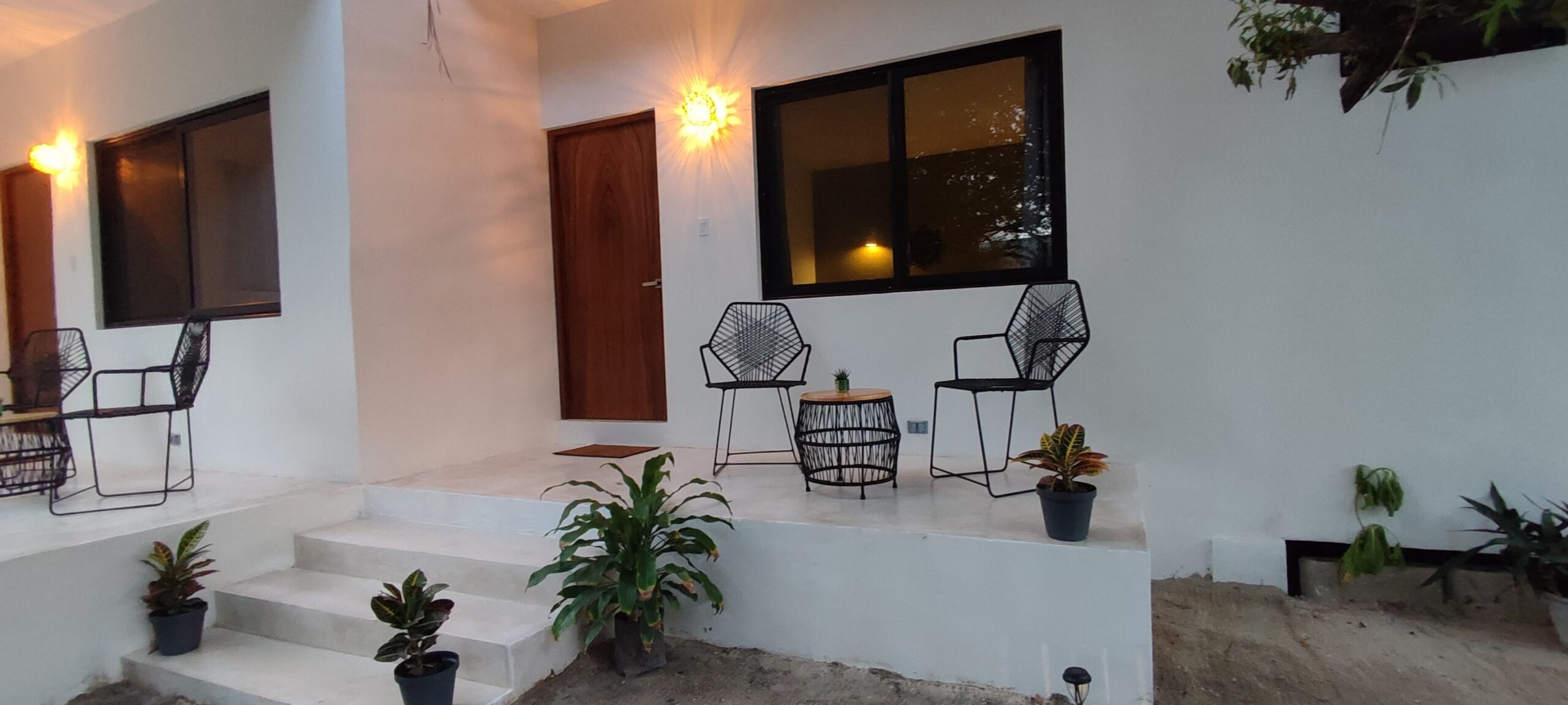 Valentina Holbox Casa 6 Room patio night-min